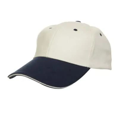 6 Panel Cotton Brushed Cap