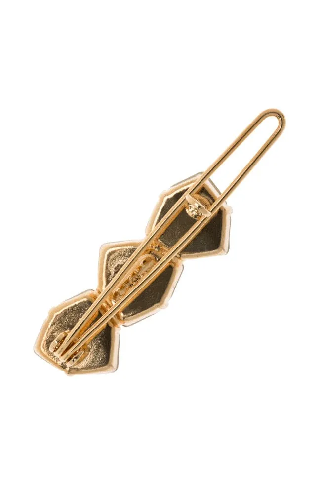 Triple Crystal Tige Boule Barrette